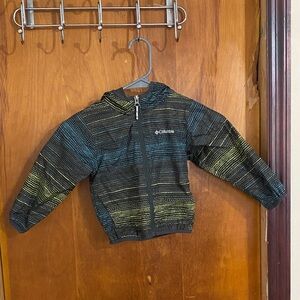 Columbia Kids Black and Yellow Patterned Jacket (INV#3)